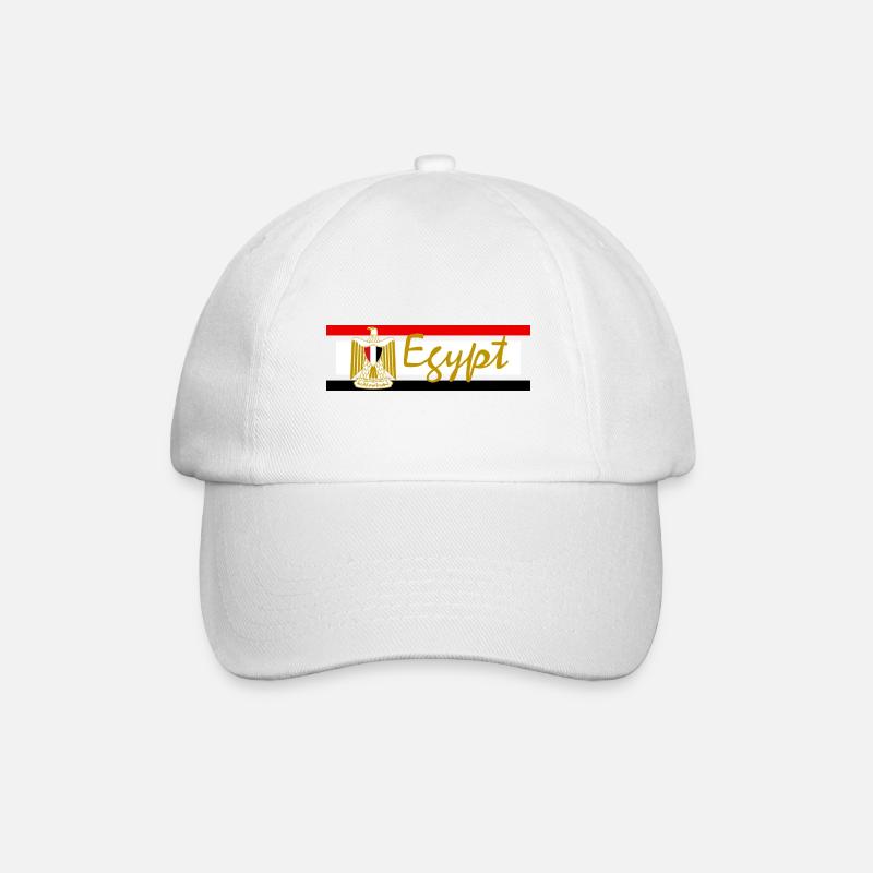 Ägypten - Baseballkappe - Weiß/Weiß