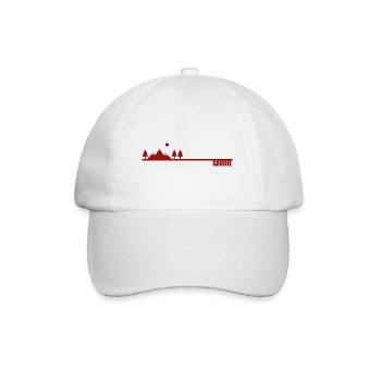 Savoie paysage montagnes - Casquette classique - blanc/blanc - Devant