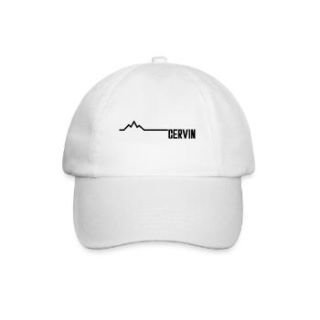 Cervin Montagne - Casquette classique - blanc/blanc - Devant