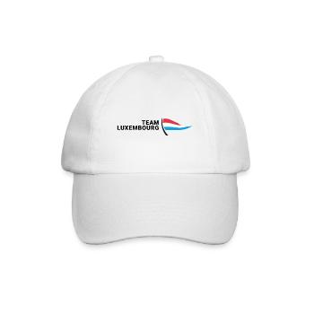 Équipe du Luxembourg - Casquette classique - blanc/blanc - Devant