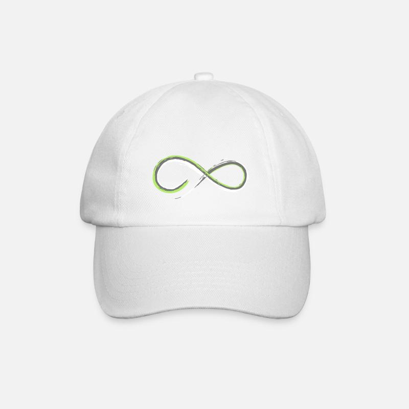 Symbole de l'infini? - Casquette classique - blanc/blanc