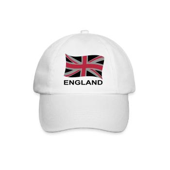 drapeau anglais 2 - Casquette classique - blanc/blanc - Devant