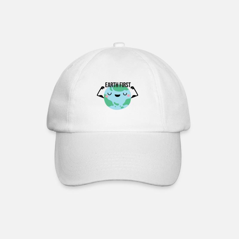 la terre d'abord - Casquette classique - blanc/blanc