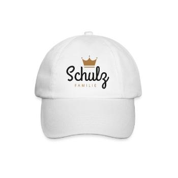 Schulz Familie - Baseballkappe - Weiß/Weiß - Vorne