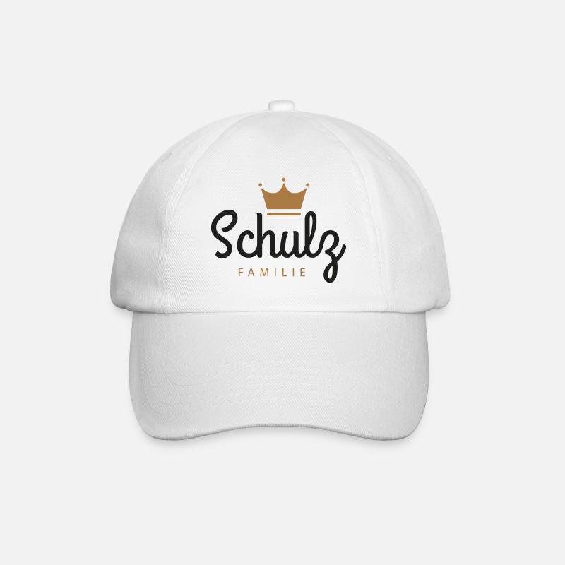 Schulz Familie - Baseballkappe - Weiß/Weiß