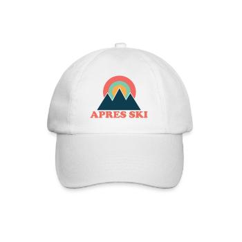 Ski Motif de ski pour les skieurs Skieurs - Casquette classique - blanc/blanc - Devant