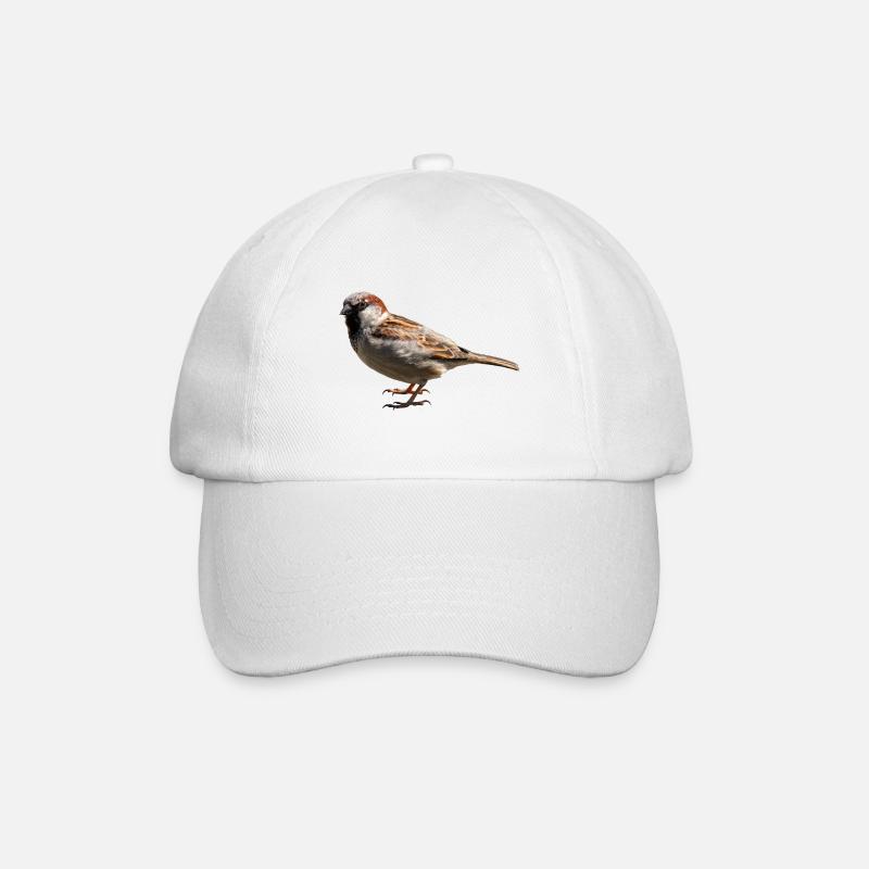 Spatz - Baseballkappe - Weiß/Weiß