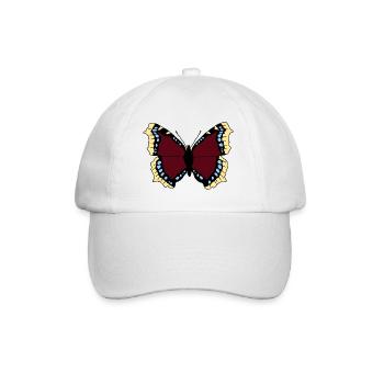 Papillon - manteau de deuil - Casquette classique - blanc/blanc - Devant