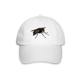 Außerirdisch Alien Wesen, oder nur eine Fliege? - Baseballkappe - Weiß/Weiß - Vorne