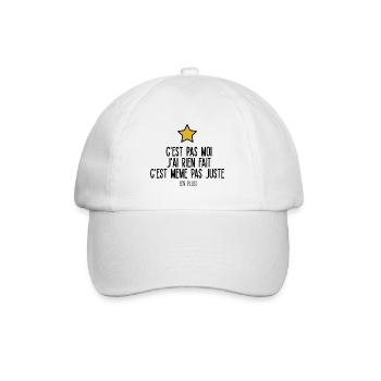 J'ai Rien Fait ! - Casquette classique - blanc/blanc - Devant