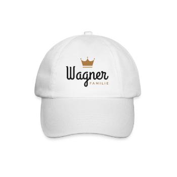 Wagner Familie - Baseballkappe - Weiß/Weiß - Vorne