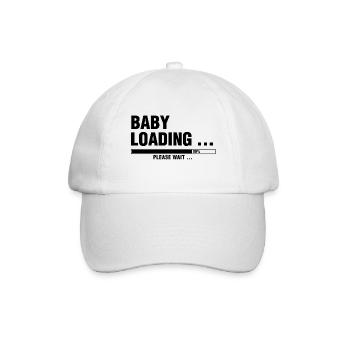 BABY LOADING... PLEASE WAIT ... - Casquette classique - blanc/blanc - Devant