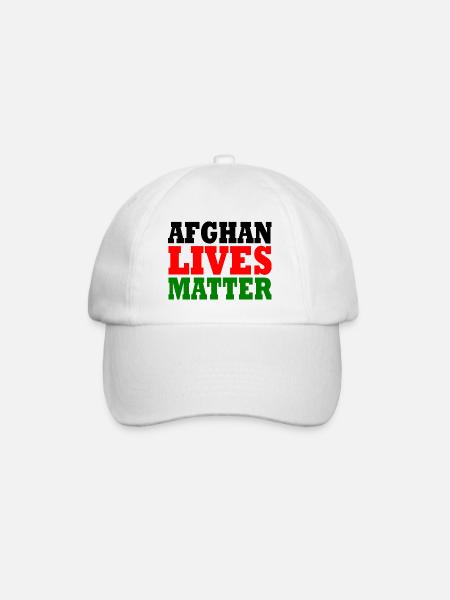 Afghan lives matter - Casquette classique - blanc/blanc