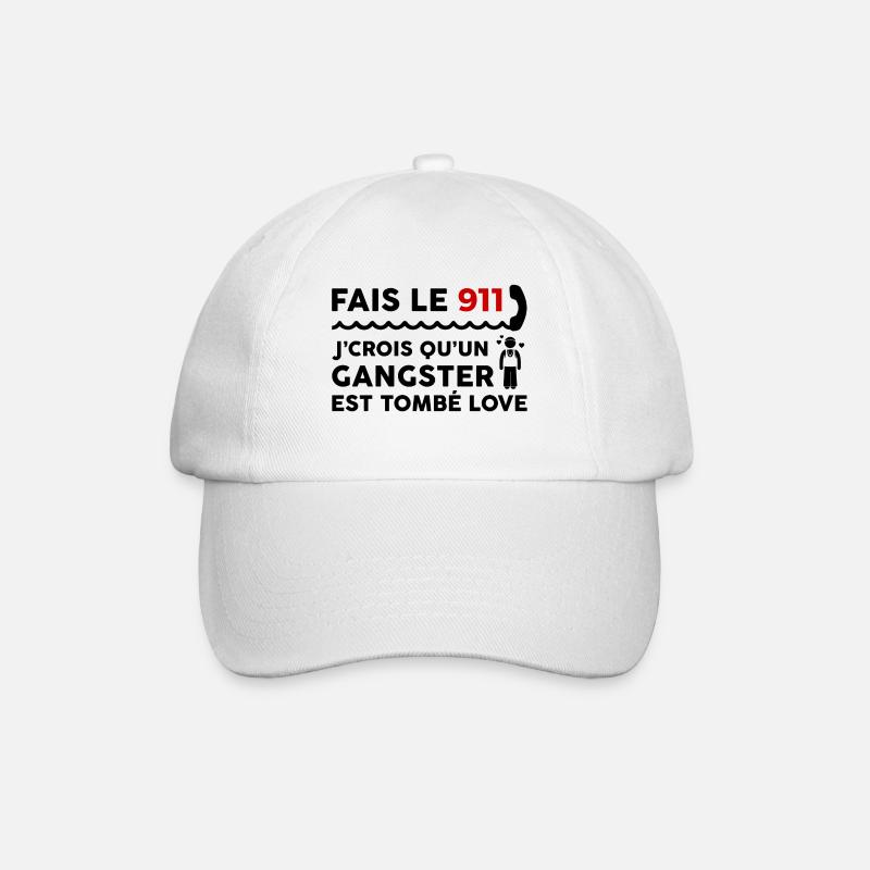 Punchline - Rap - Damso - Casquette classique - blanc/blanc