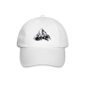 Montagnes - Casquette classique - blanc/blanc - Devant