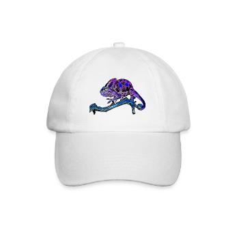 Chameleon - Baseball Cap - white/white - Front