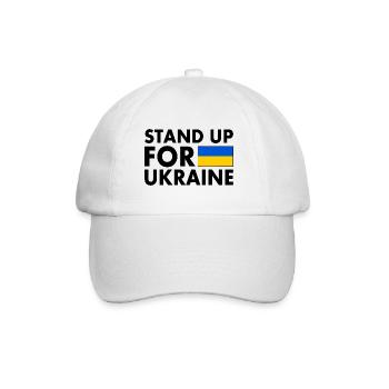 Stand up for ukraine - Casquette classique - blanc/blanc - Devant