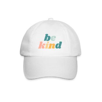 Be Kind - Christian - Baseball Cap - white/white - Front