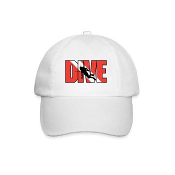 PLONGÉE SOUS-MARINE - Casquette classique - blanc/blanc - Devant