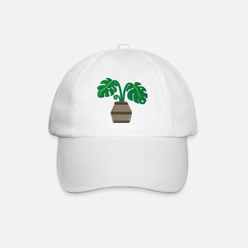 Plante en pot 1 - Casquette classique - blanc/blanc