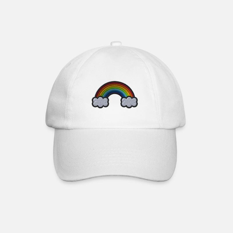 Arc-en-ciel - Casquette classique - blanc/blanc