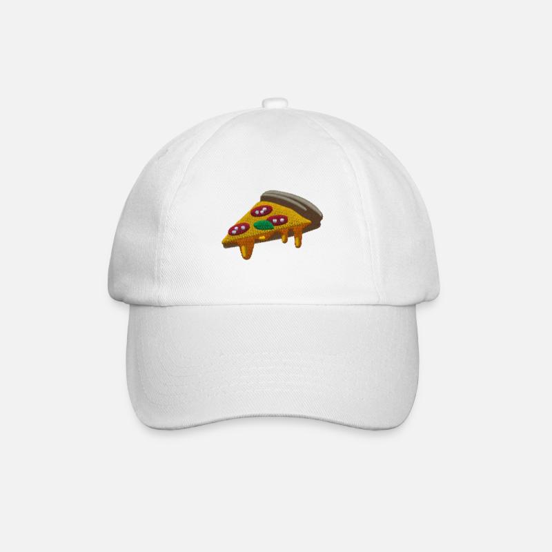 Pizza - Casquette classique - blanc/blanc