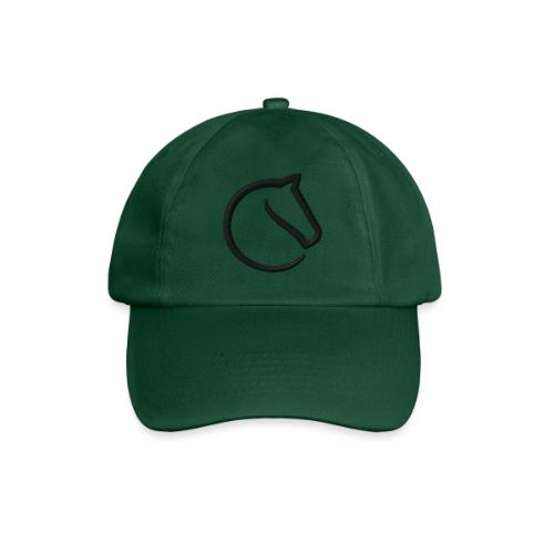 black lichess logo - Baseball Cap