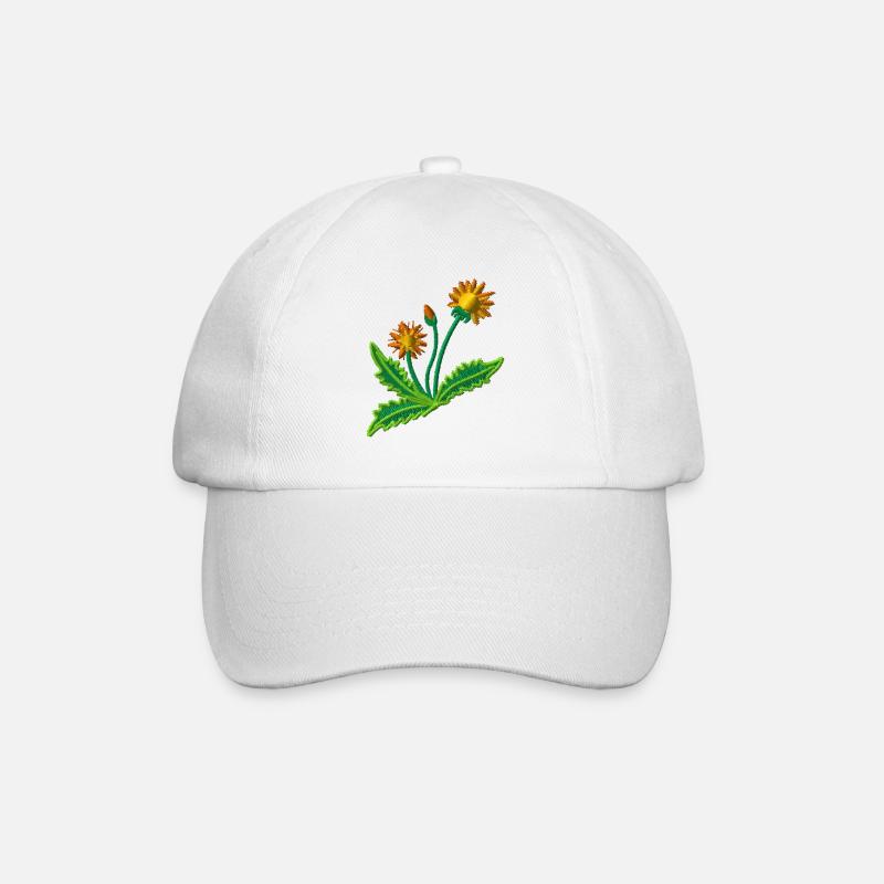 Dandelion - Baseballkappe - Weiß/Weiß