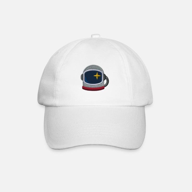 Astronaut helmet - Baseball Cap - white/white