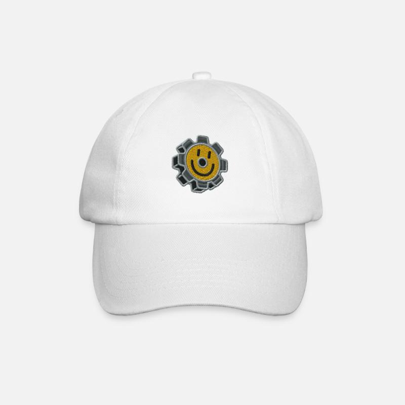 Cogwheel - Baseball Cap - white/white