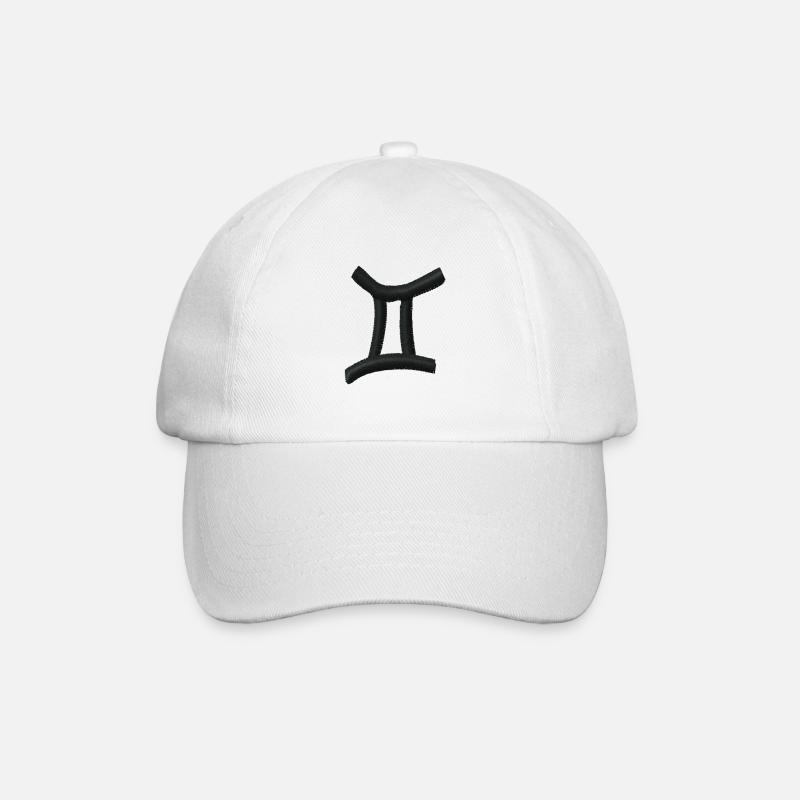 Gemini - Baseballkappe - Weiß/Weiß
