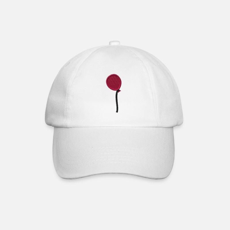 Ballon brodé - Casquette classique - blanc/blanc
