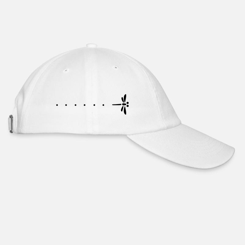 Passage libllule and astonishment - Baseball Cap - white/white