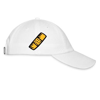 pflaster_2c - Baseballkappe - Weiß/Weiß - Rechts