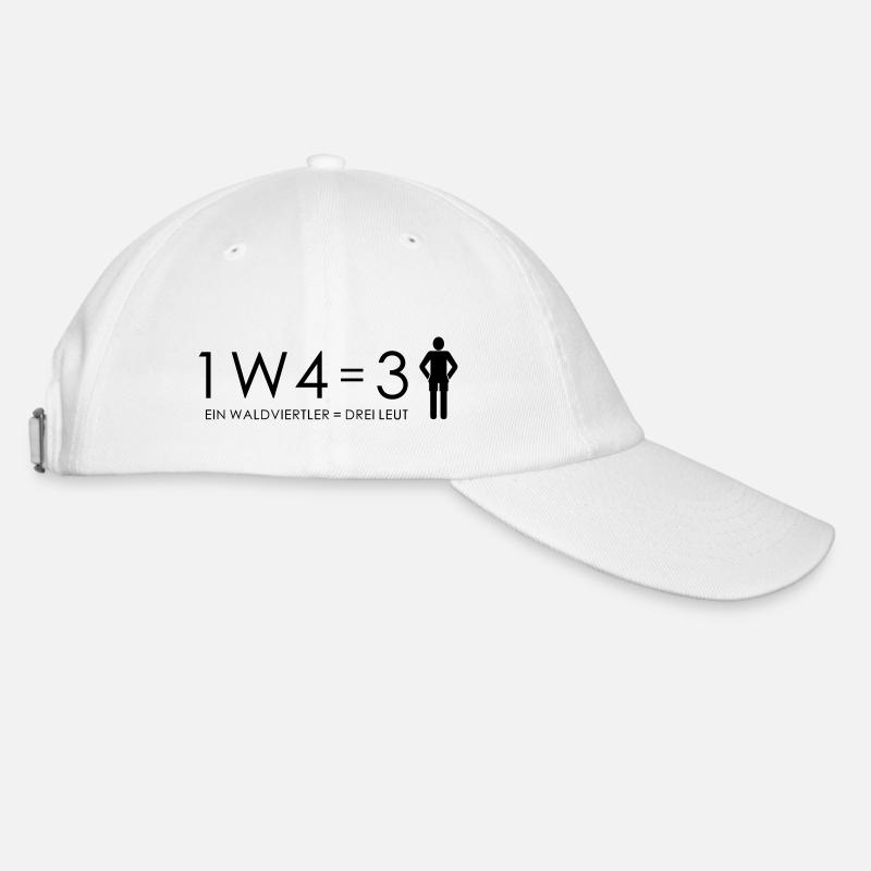 1W4 3L - Baseballkappe - Weiß/Weiß