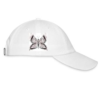 Butterfly - Baseballkappe - Weiß/Weiß - Rechts
