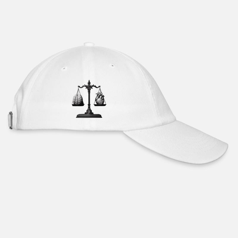 Équilibre cœur 🧠❤️ - Casquette classique - blanc/blanc