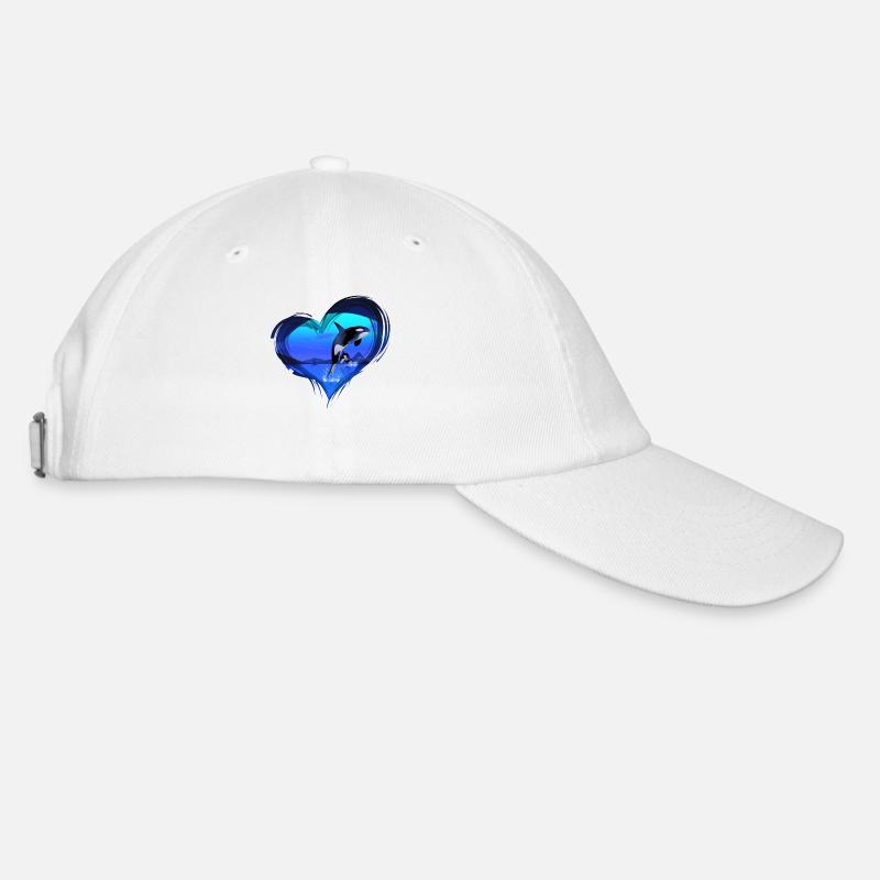Orca - Baseballkappe - Weiß/Weiß
