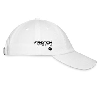 French Touch Musique, dj on the turntables - Baseball Cap - white/white - Right