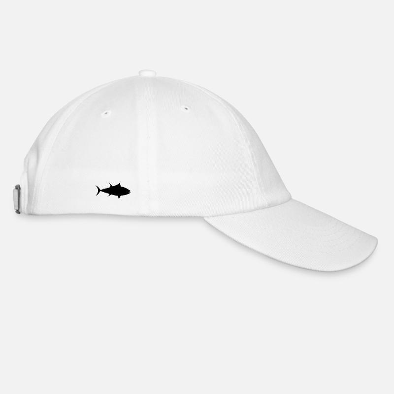 Tuna schwarz - Baseballkappe - Weiß/Weiß