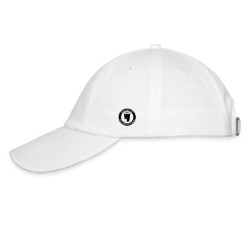 Beer Pong Drinking Team - breast logo - Baseball Cap - white/white - Left