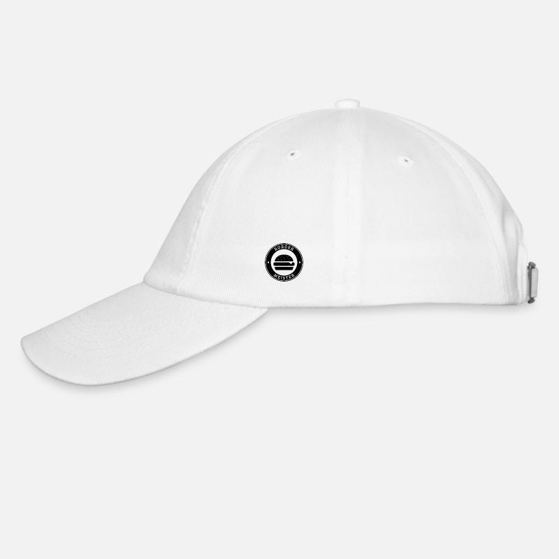 Mayor Chest Logo - Baseball Cap - white/white
