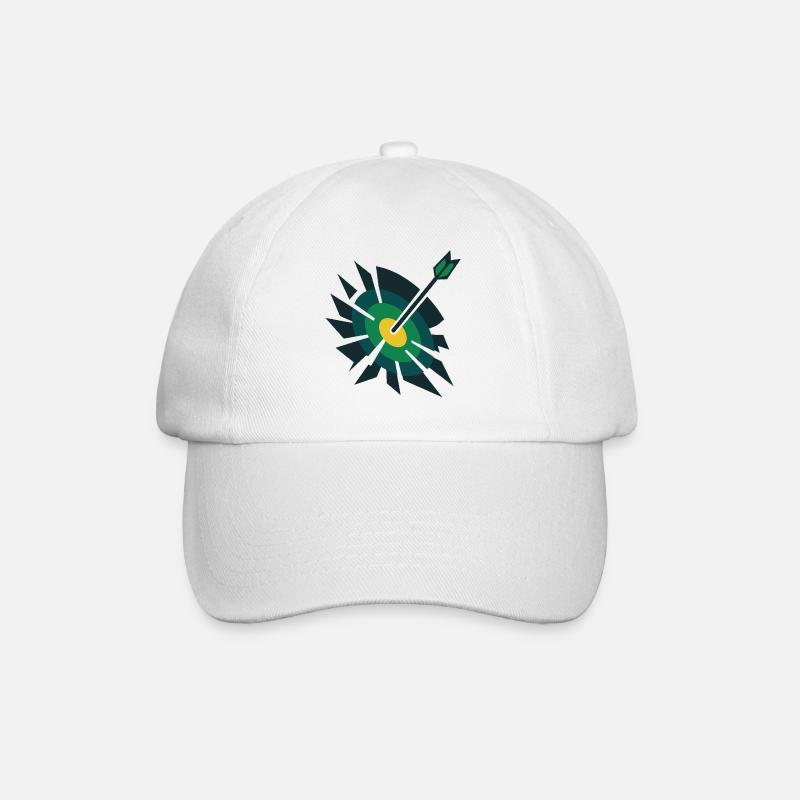 Archery Vector | Smashed it - Baseball Cap - white/white