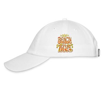 Beach Bum Palm Trees Summer Beach Retro Surf Holidays - Baseball Cap - white/white - Left