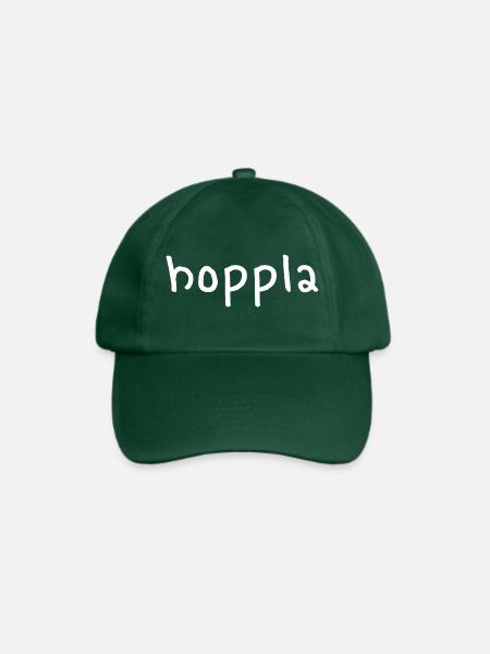 hoppla - Baseballkappe - Flaschengrün