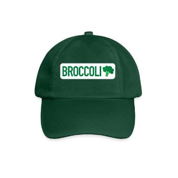 Brokkoli - Baseballkappe - Flaschengrün - Vorne