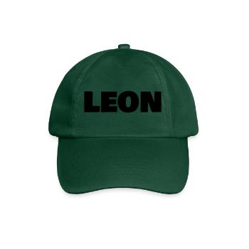 Leon - Baseballkappe - Flaschengrün - Vorne