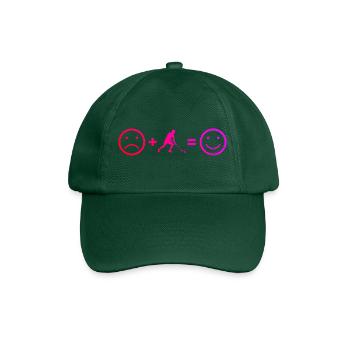 Hallenhockey Geschenkidee für der Floorballspieler - Baseballkappe - Flaschengrün - Vorne