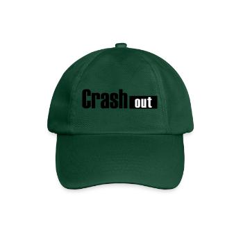 Crashout - Baseballkappe - Flaschengrün - Vorne