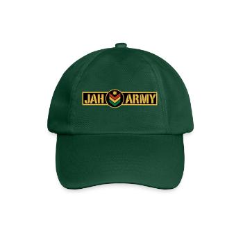 Jah Army Rastafari Rasta Reggae Roots - Baseballkappe - Flaschengrün - Vorne